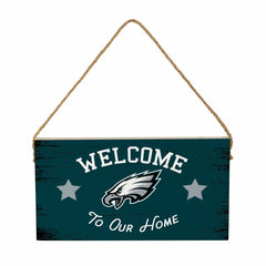 Philadelphia Eagles Wood Wall Sign, 6x11, NFL, Home