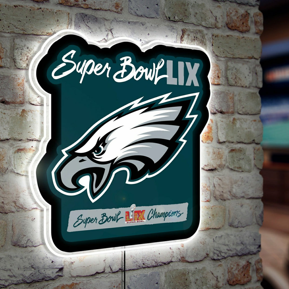 Philadelphia Eagles Super Bowl 59 Champions, Shaped, NFL