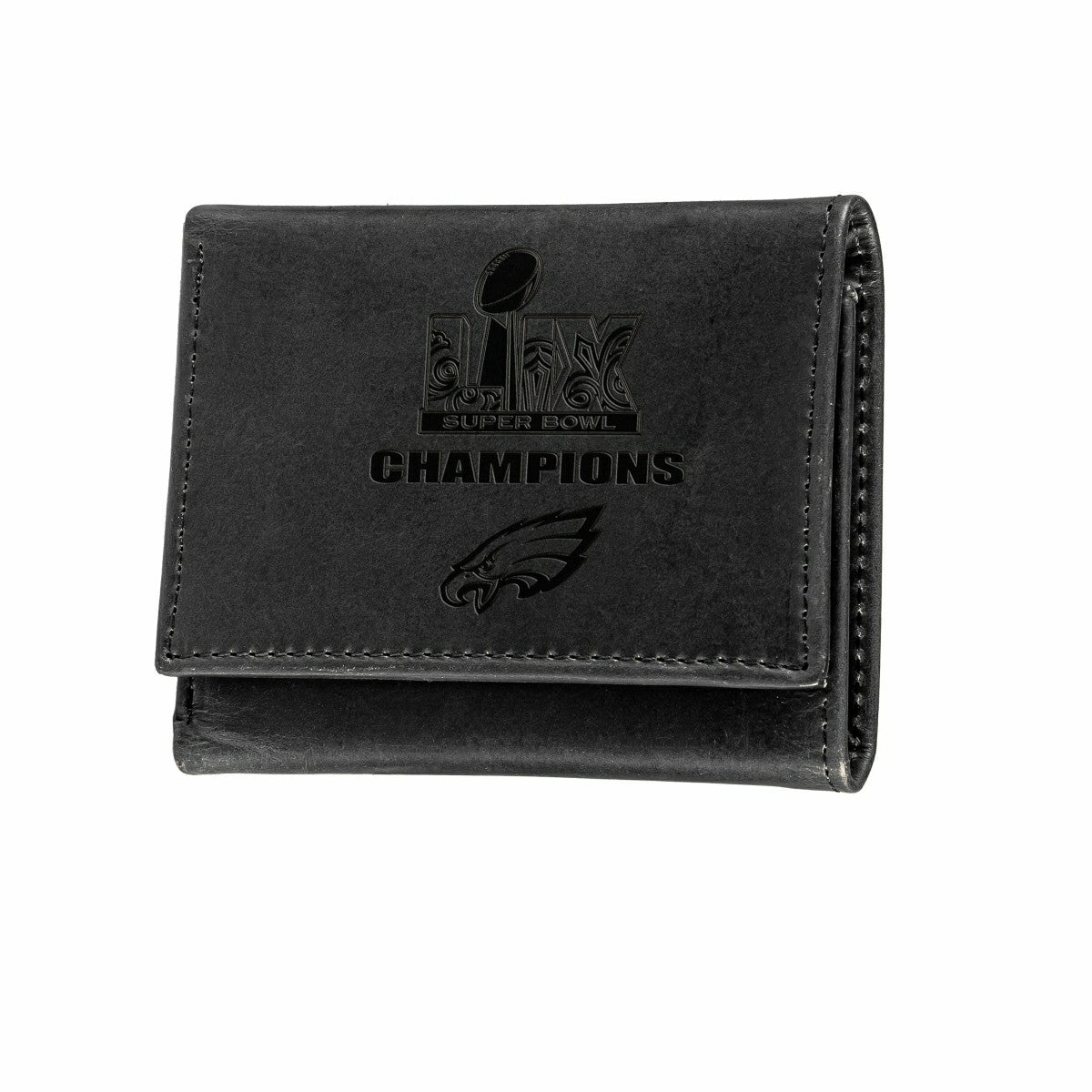 Philadelphia Eagles Super Bowl 59 Champions Wallet, Tri-fold, Black, NFL