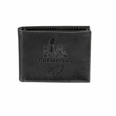 Philadelphia Eagles Super Bowl 59 Champions Wallet, Bi-fold, Black, NFL