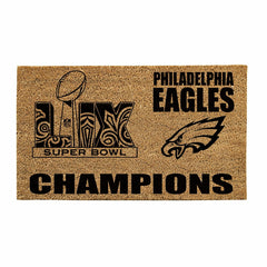 Philadelphia Eagles Super Bowl 59 Champions Coir Mat, One Color, NFL