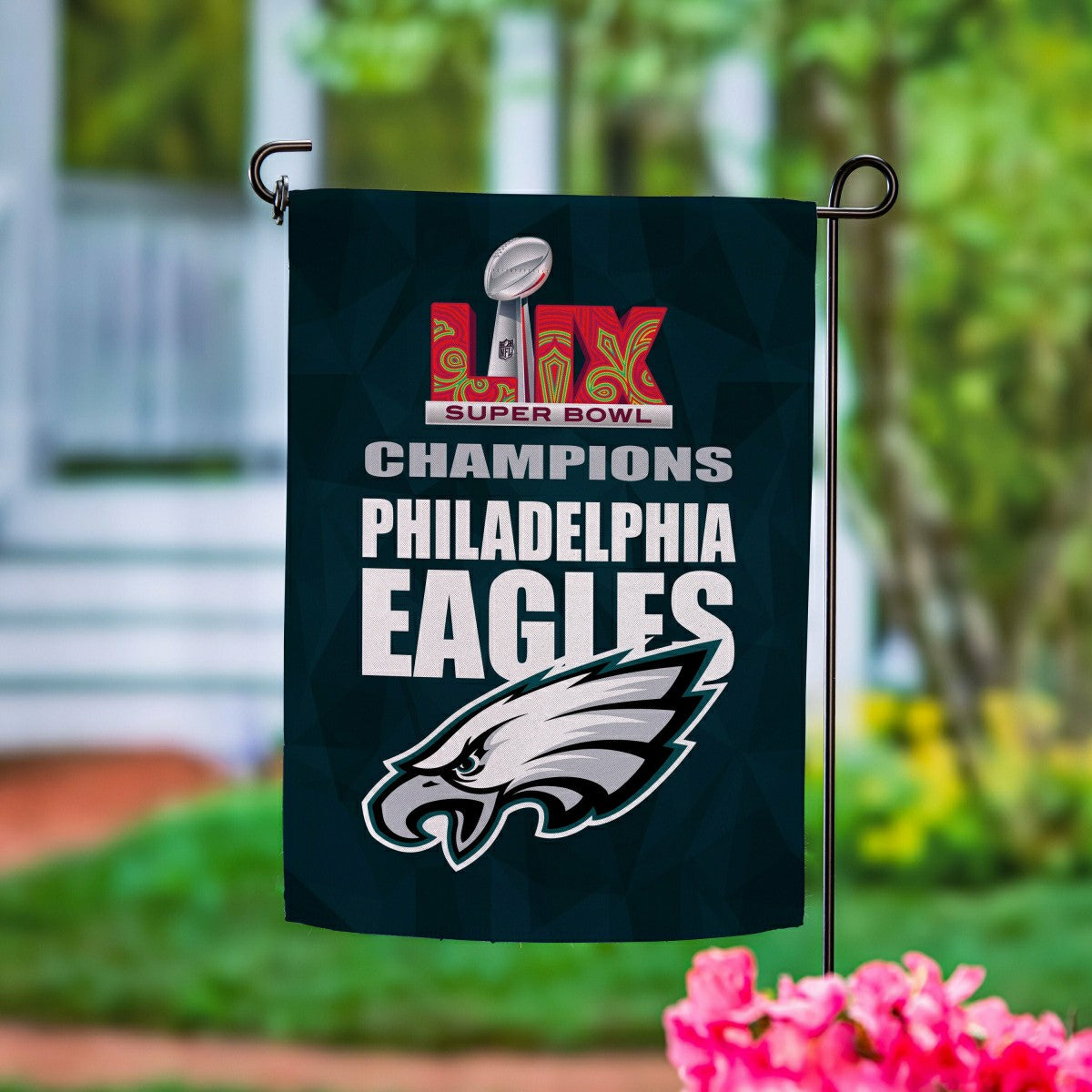 Philadelphia Eagles Super Bowl 59 Champions Flag, GDN, NFL