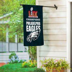 Philadelphia Eagles Super Bowl 59 Champions Flag, House, NFL