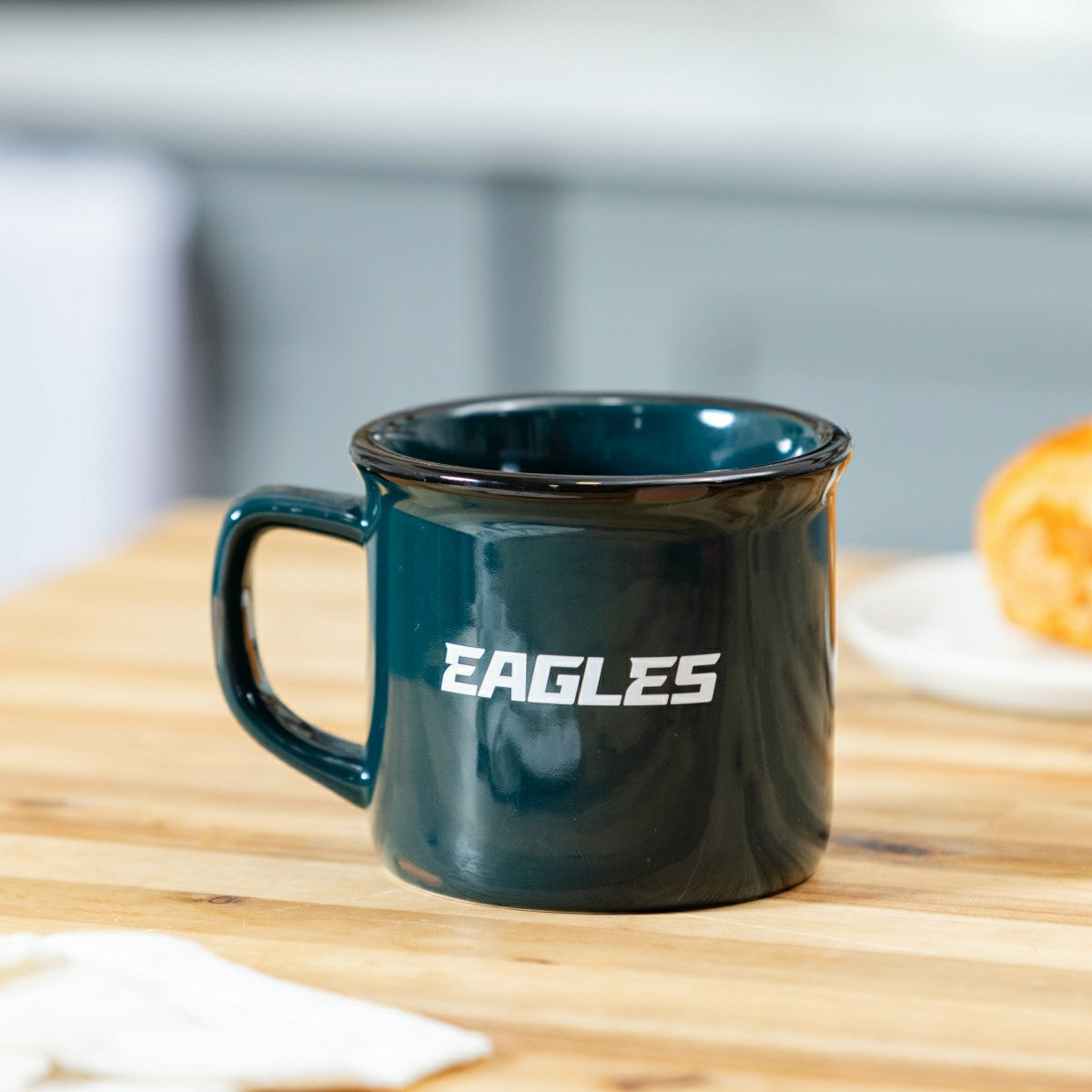 Philadelphia Eagles Ceramic Camp Cup with Enamel Finish, 14oz, NFL