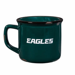 Philadelphia Eagles Ceramic Camp Cup with Enamel Finish, 14oz, NFL