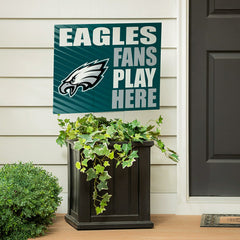 Philadelphia Eagles Coroplast Yard Sign "Fans Play Here", NFL, Home
