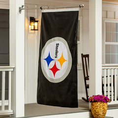 Pittsburgh Steelers Single Sided Estate Flag with 2 Grommets, 3'x5', NFL, Home