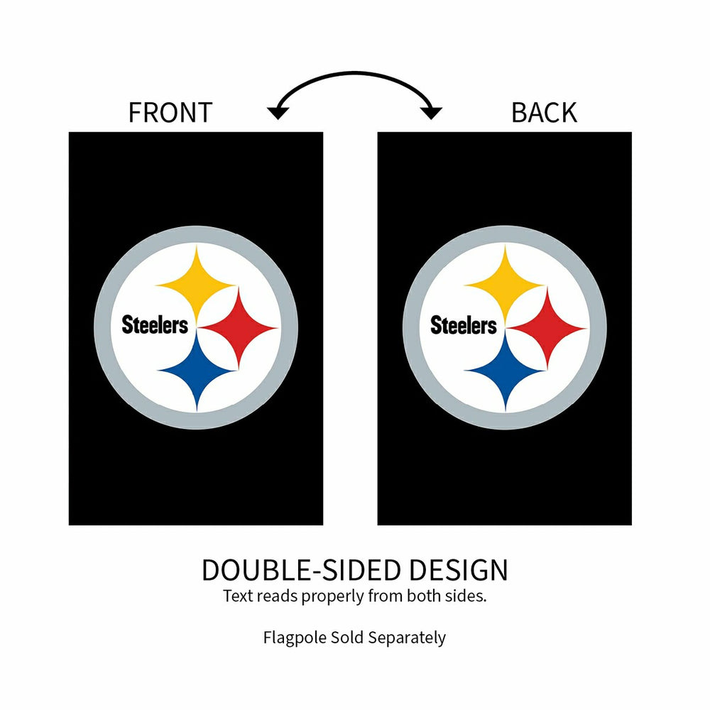 Applique Flag, Reg, Pittsburgh Steelers, NFL, Home