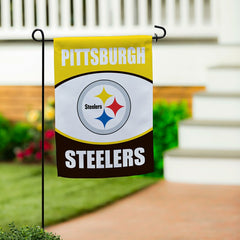 Pittsburgh Steelers Suede Garden Flag, NFL