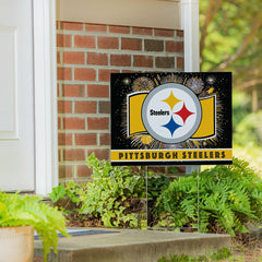 Pittsburgh Steelers Yard Sign, Patriotic, NFL, Home