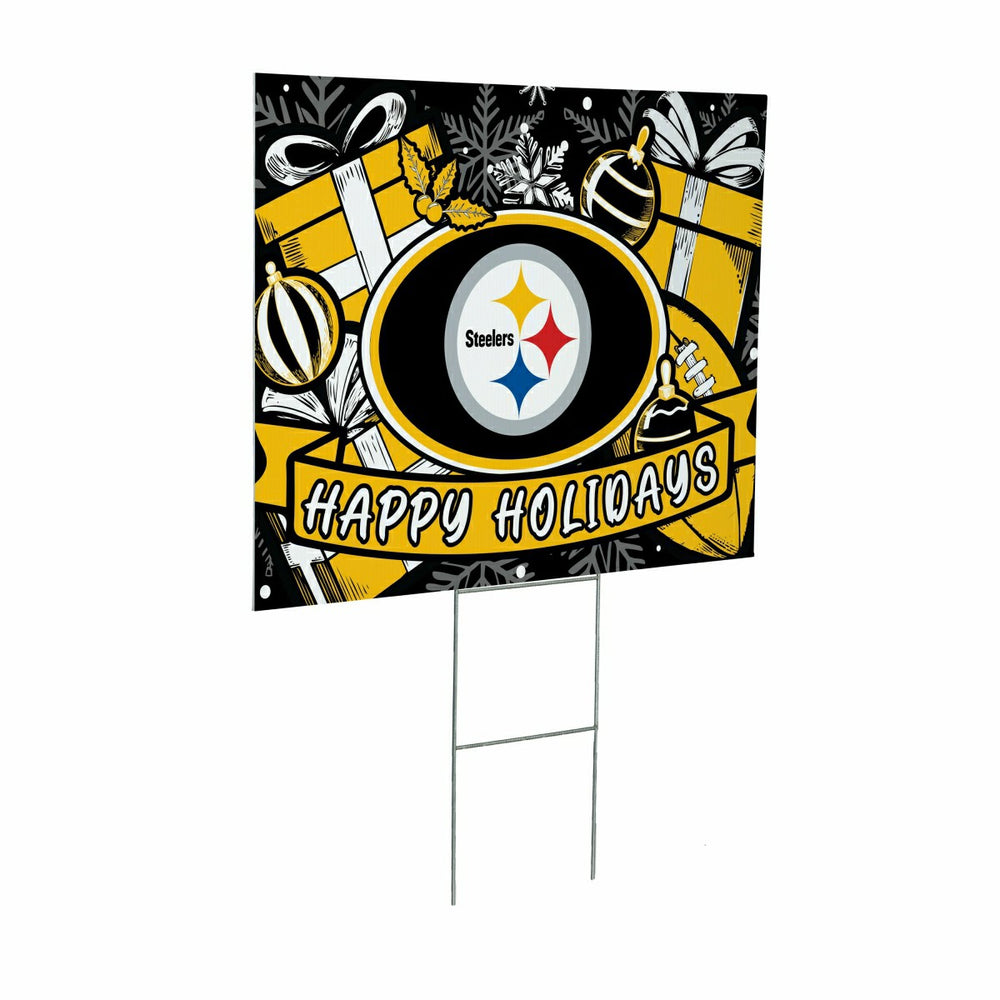 Pittsburgh Steelers Yard Sign, Holiday, NFL, Home