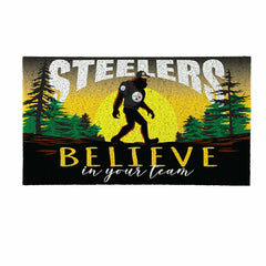 Pittsburgh Steelers Bigfoot PVC Mat, 28"x16", NFL