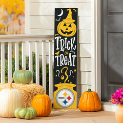 47" Double Sided Leaner, Pittsburgh Steelers, Halloween, NFL, Home