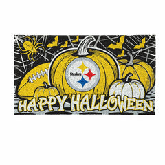 Pittsburgh Steelers Halloween PVC Mat, 28"x16", NFL