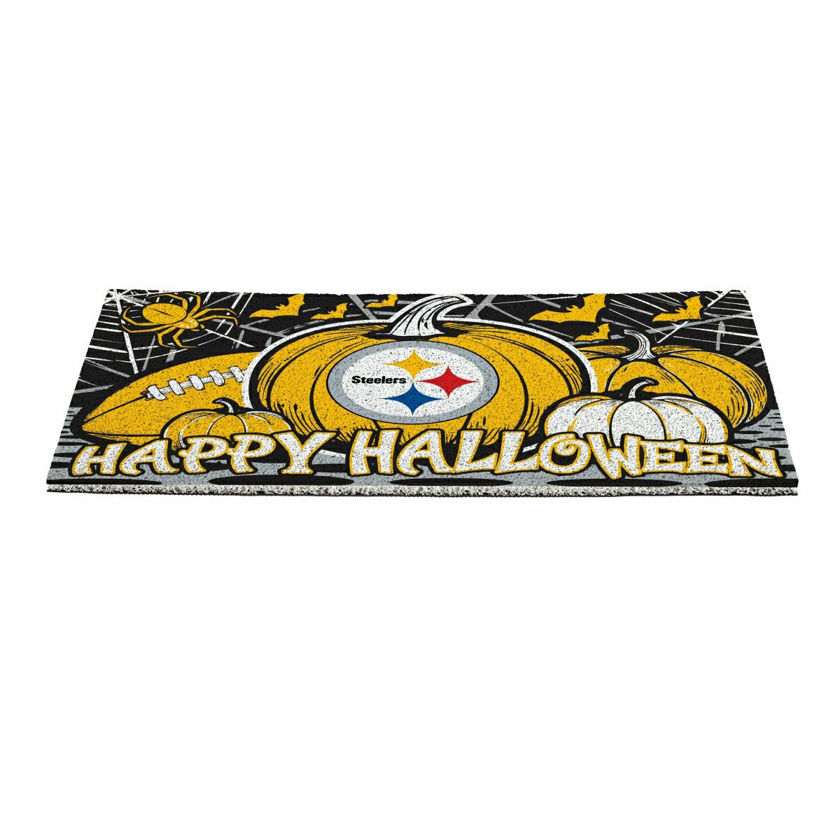 Pittsburgh Steelers Halloween PVC Mat, 28"x16", NFL