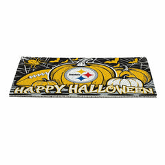 Pittsburgh Steelers Halloween PVC Mat, 28"x16", NFL