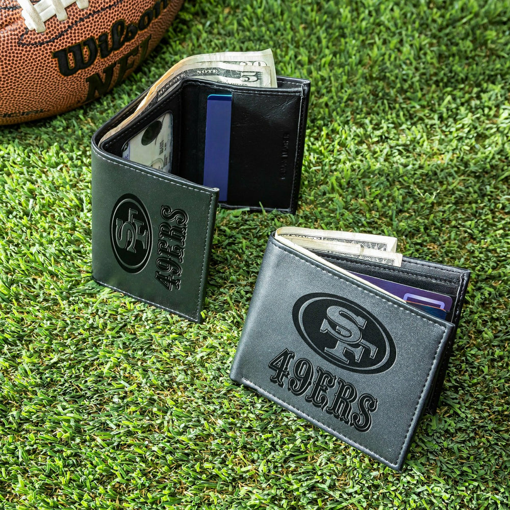 San Francisco 49ers, Bi-Fold and Tri-Fold Wallet Gift Set, Black, NFL, Home