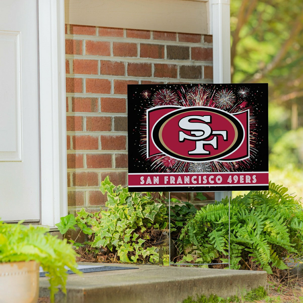 San Francisco 49ers Yard Sign, Patriotic, NFL, Home
