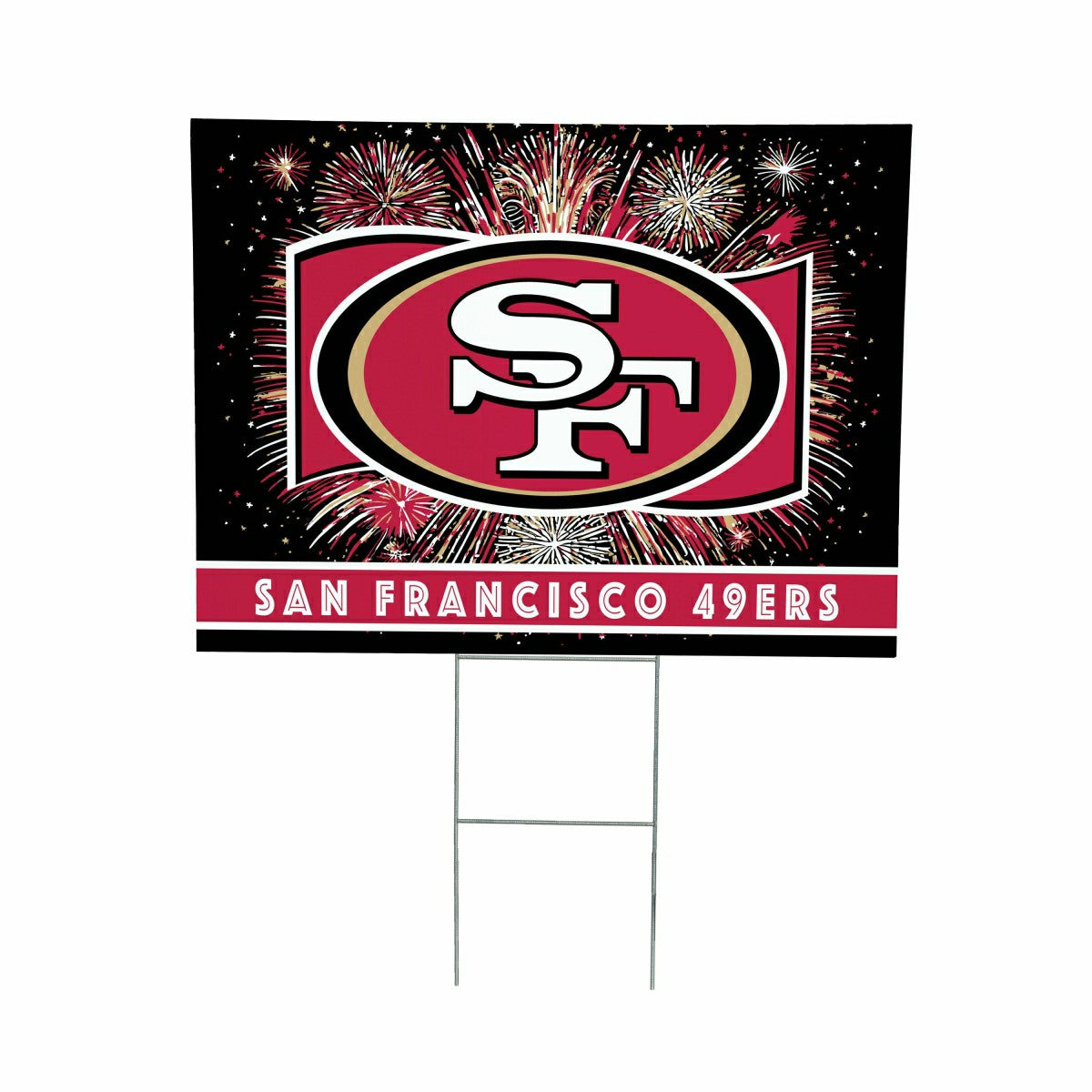 San Francisco 49ers Yard Sign, Patriotic, NFL, Home