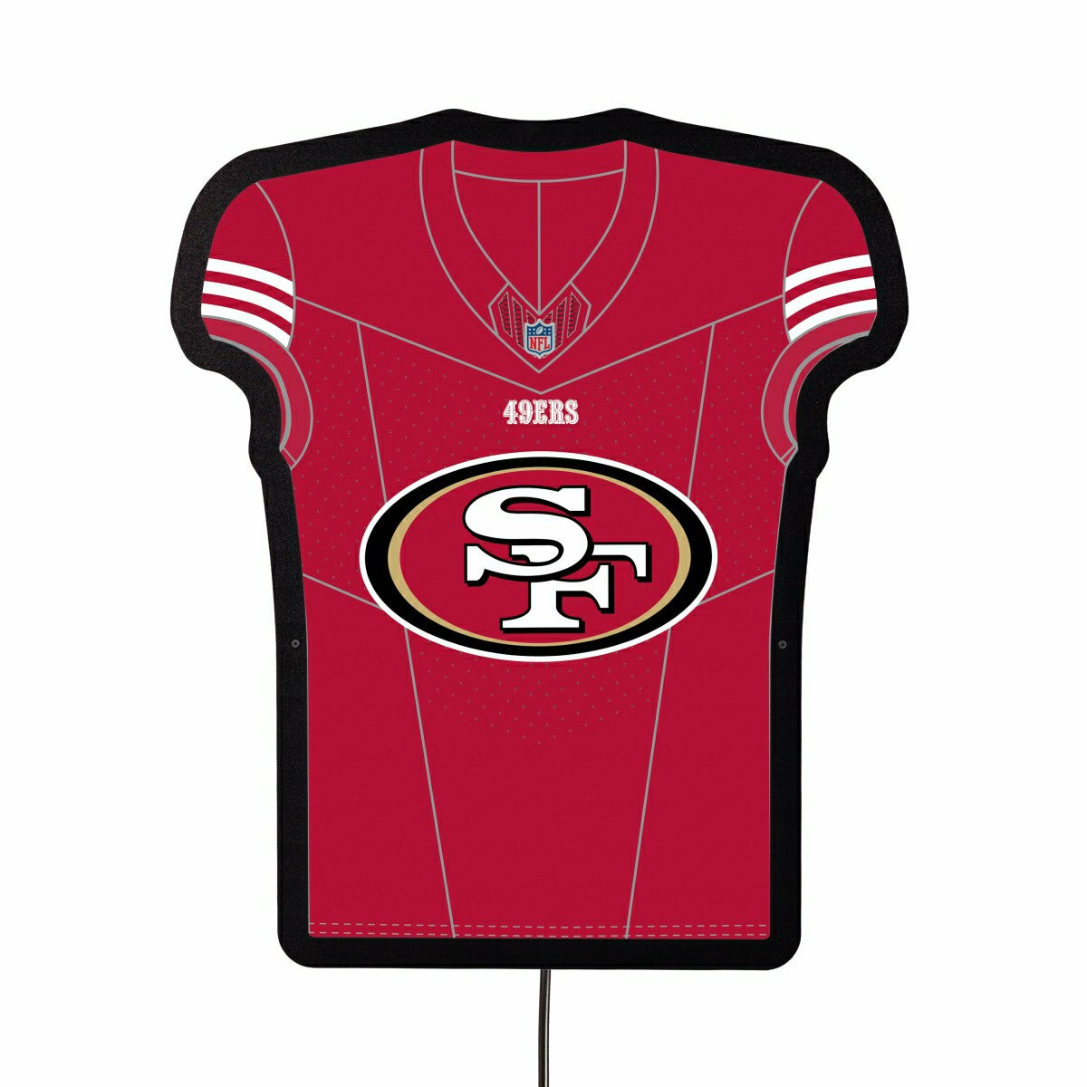 San Francisco 49ers NFL Football Jersey Edgelite LED Decor, NFL