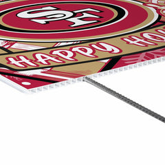 San Francisco 49ers Yard Sign, Holiday, NFL, Home