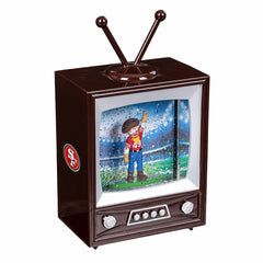 San Francisco 49ers Vintage TV Water Lantern, NFL, Home