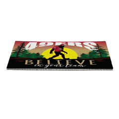 San Francisco 49ers Bigfoot PVC Mat, 28"x16", NFL