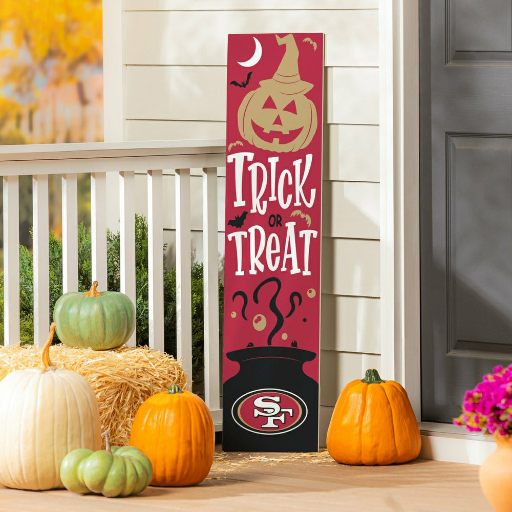 47" Double Sided Leaner, San Francisco 49ers, Halloween, NFL, Home