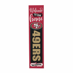 47" Double Sided Leaner, San Francisco 49ers, Halloween, NFL, Home