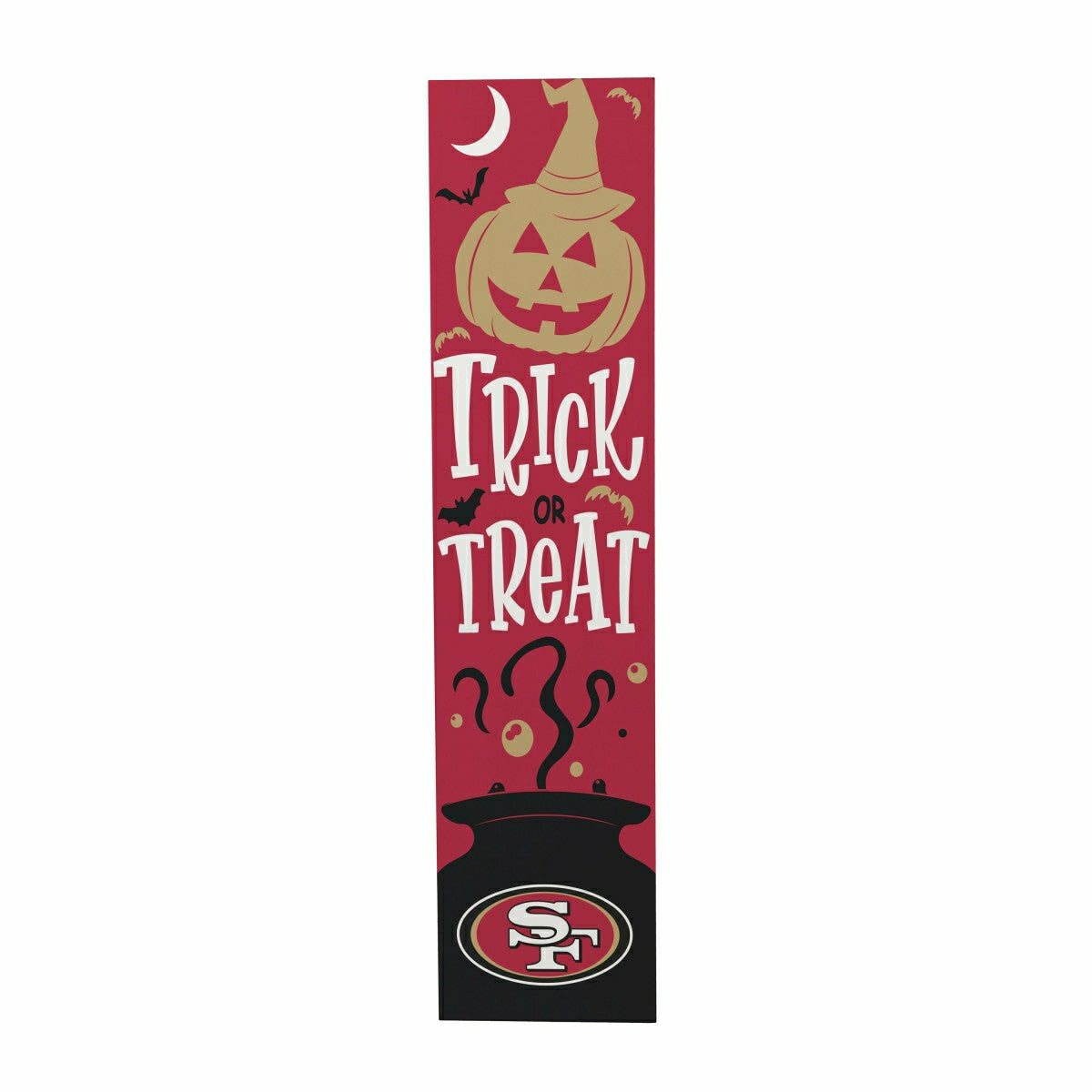 47" Double Sided Leaner, San Francisco 49ers, Halloween, NFL, Home