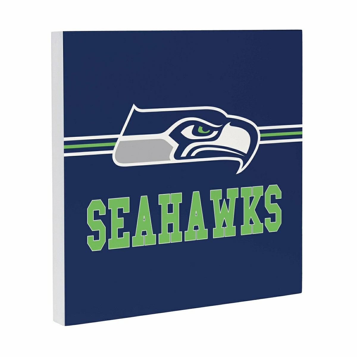 Seattle Seahawks Wood Wall Sign, 12x12, NFL, Home