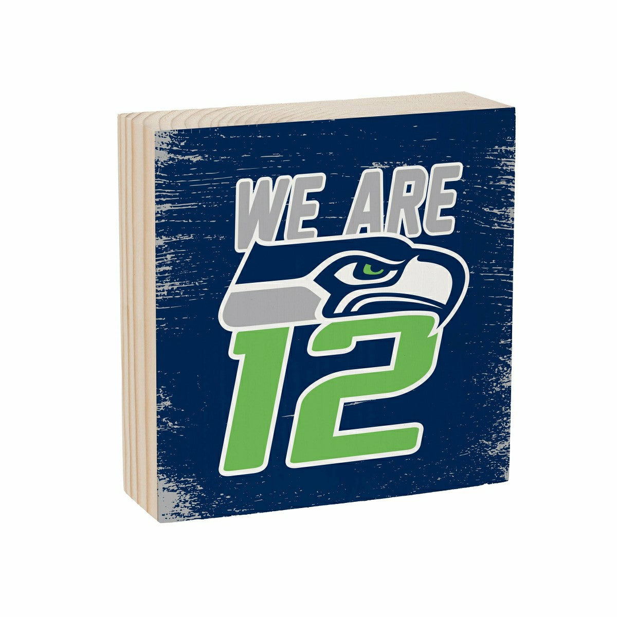 Seattle Seahawks Plock, Down Home Fans, 6x6, NFL, Home