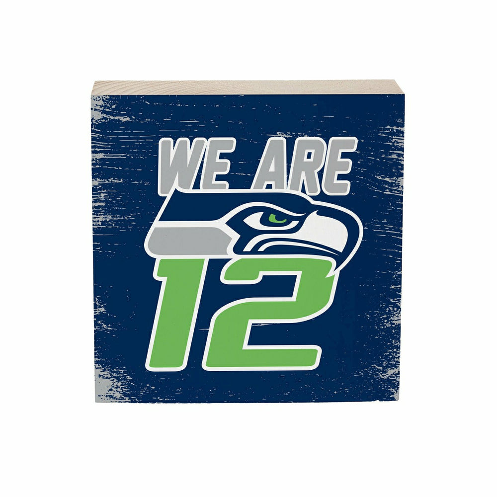 Seattle Seahawks Plock, Down Home Fans, 6x6, NFL, Home
