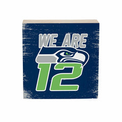Seattle Seahawks Plock, Down Home Fans, 6x6, NFL, Home