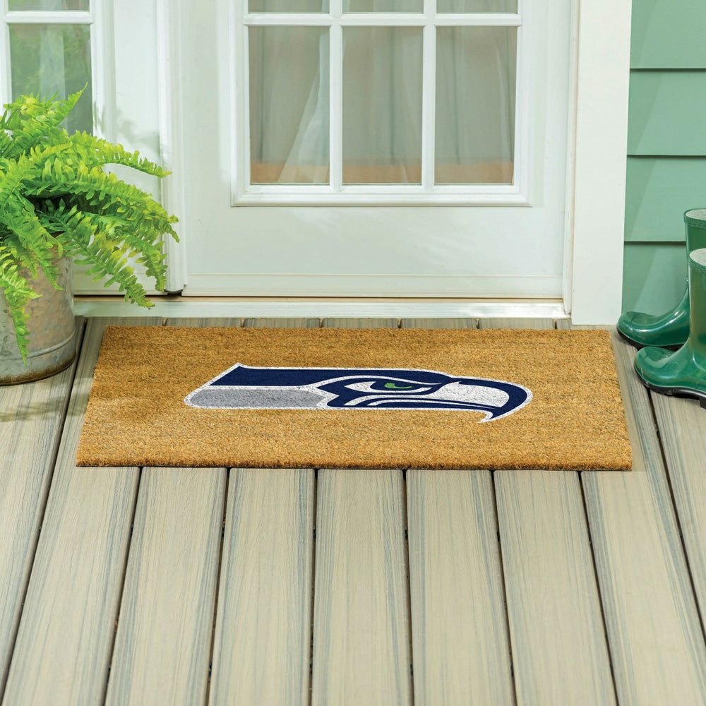 Seattle Seahawks Large Full Color Coir Mat, 36"x24", NFL