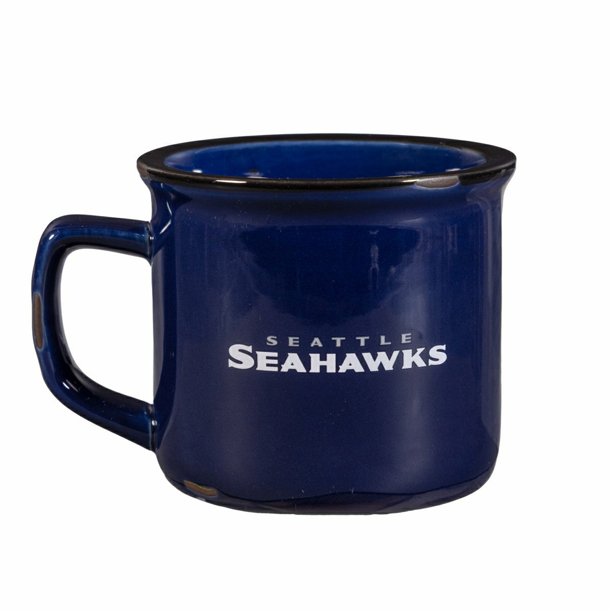 Seattle Seahawks Ceramic Camp Cup with Enamel Finish, 14oz, NFL