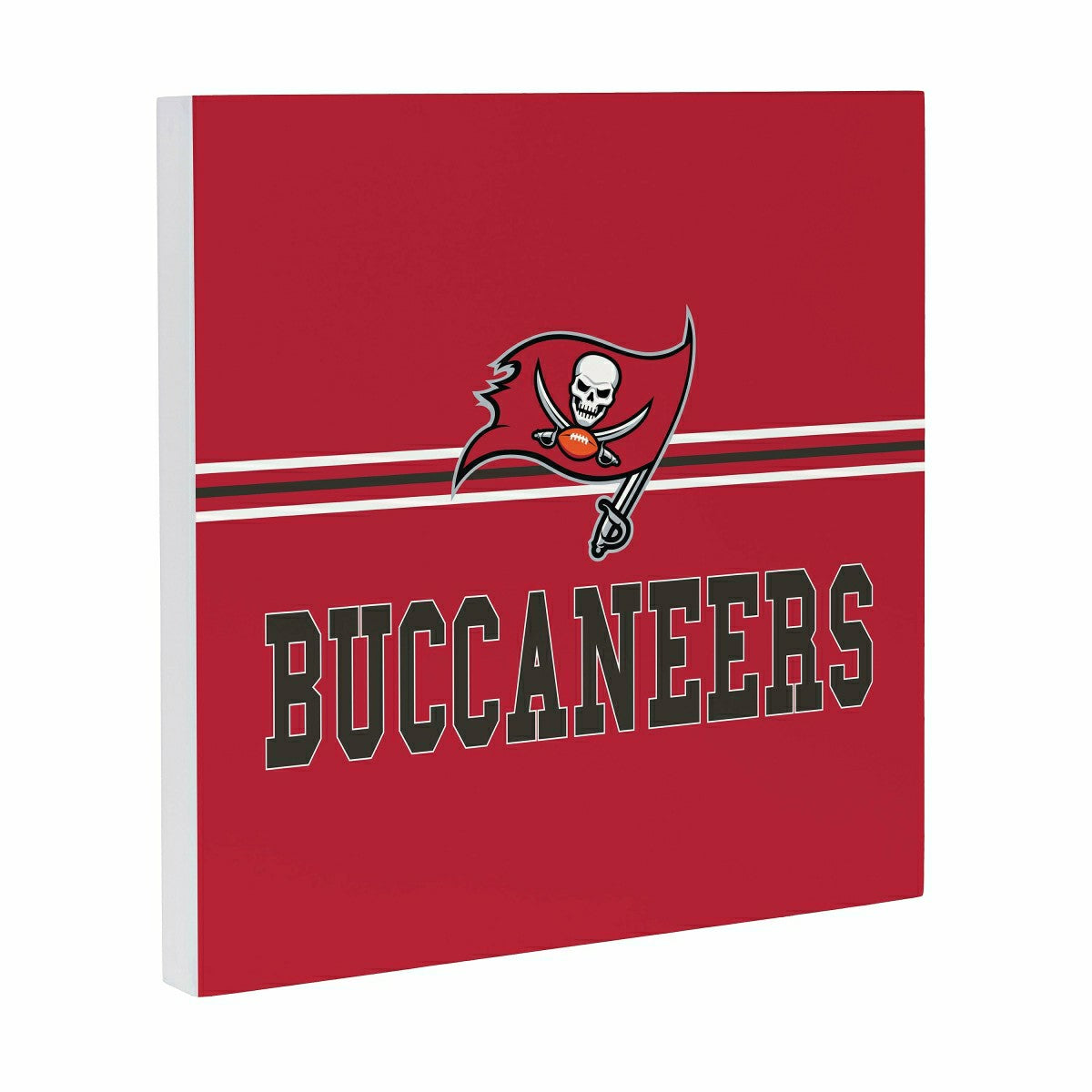 Tampa Bay Buccaneers Wood Wall Sign, 12x12, NFL, Home