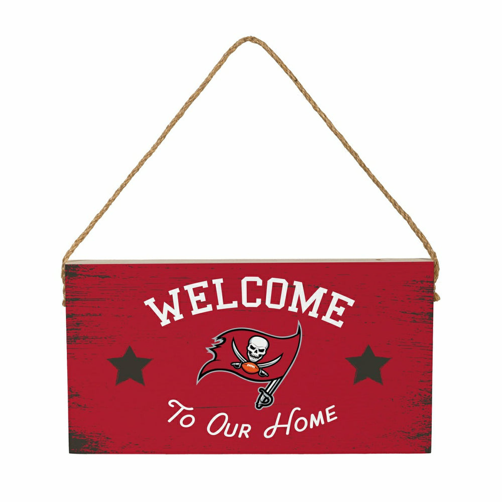 Tampa Bay Buccaneers Wood Wall Sign, 6x11, NFL, Home