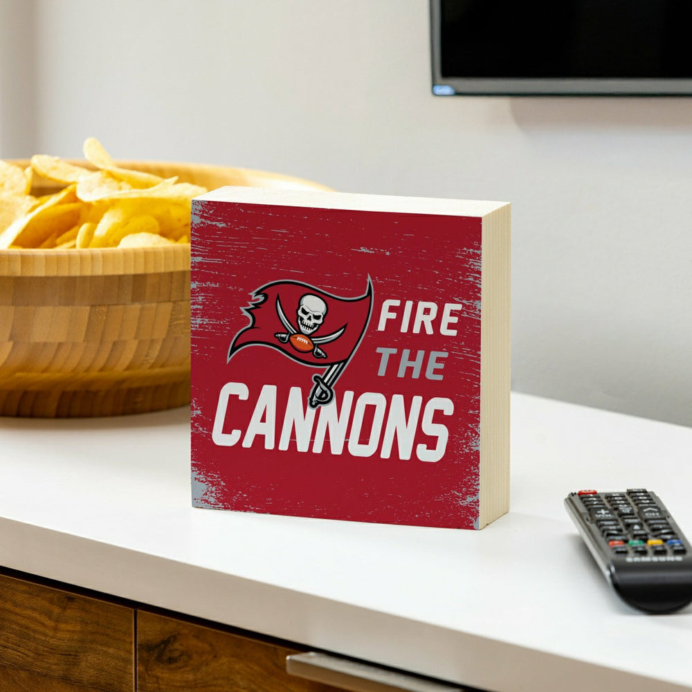 Tampa Bay Buccaneers Plock, Down Home Fans, 6x6, NFL, Home
