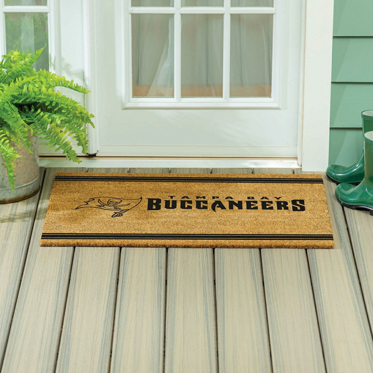Tampa Bay Buccaneers Large One Color Coir Mat, 36"x24", NFL