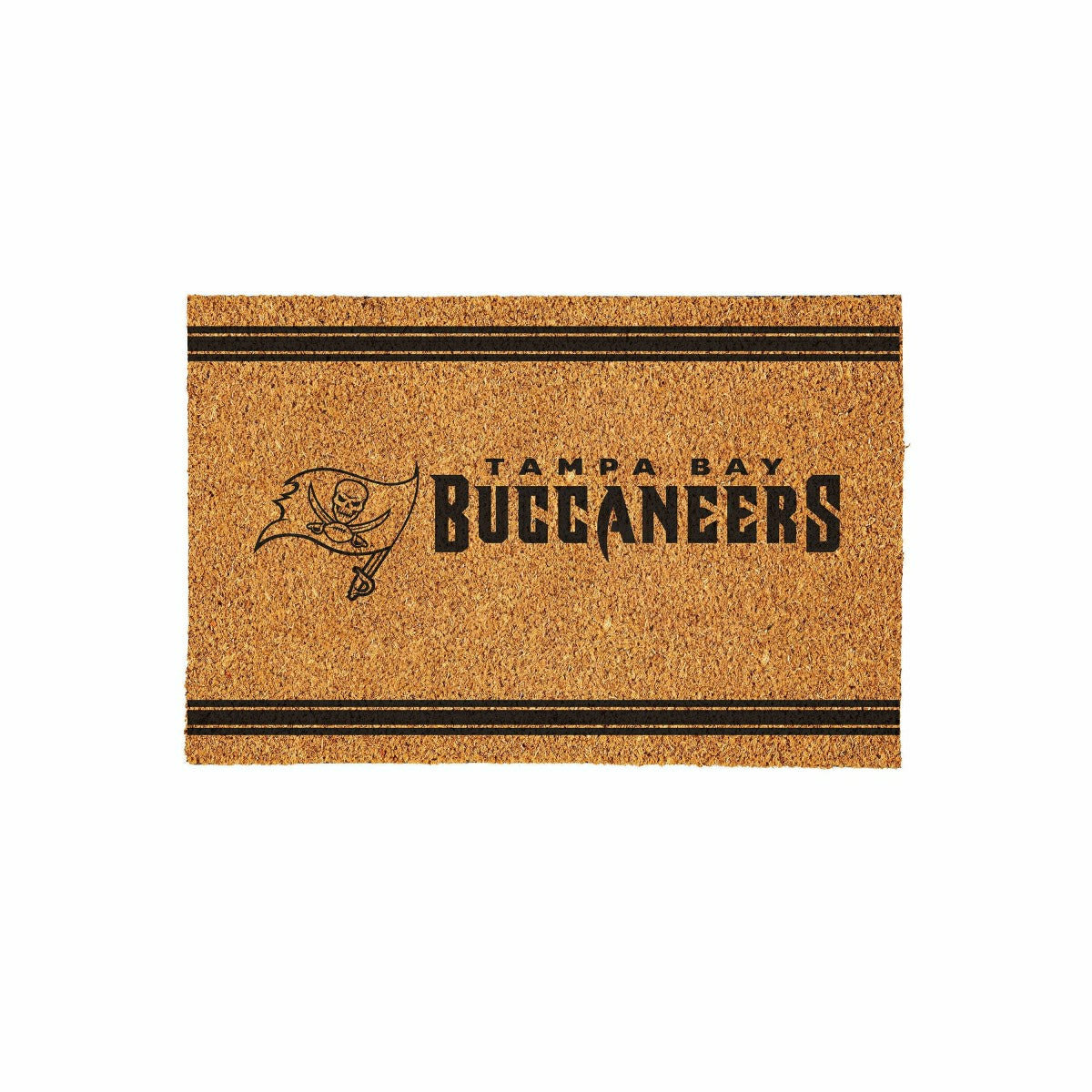Tampa Bay Buccaneers Large One Color Coir Mat, 36"x24", NFL