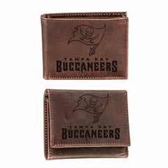 Tampa Bay Buccaneers, Bi-Fold and Tri-Fold Wallet Gift Set, Brown, NFL, Home