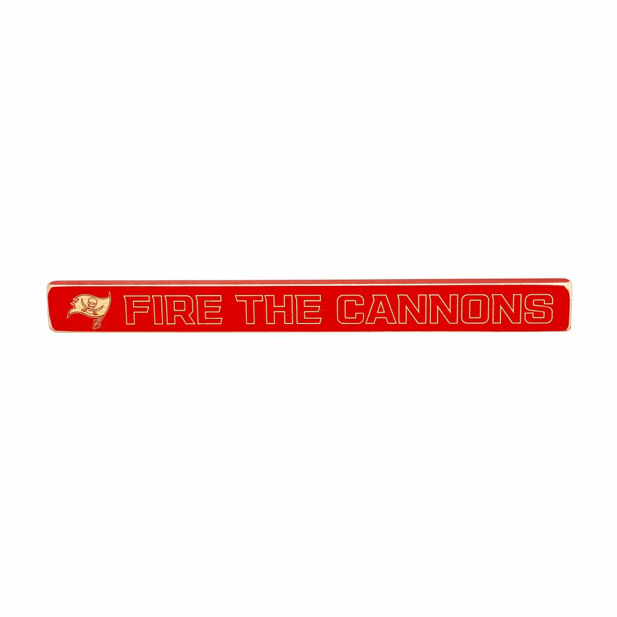 Tampa Bay Buccaneers Engraved Wood Sign, 1.5" x 18", NFL, Home