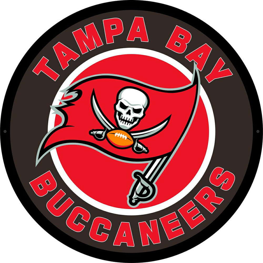 LED Wall Decor, Round, Tampa Bay Buccaneers, NFL, Home