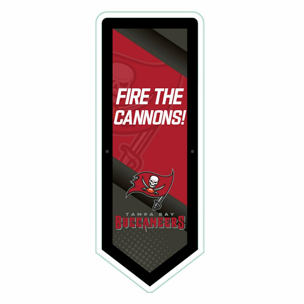 LED Wall Decor, Pennant, Tampa Bay Buccaneers, NFL, Home