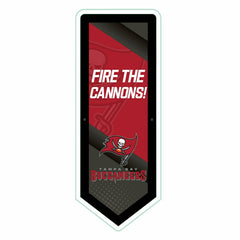 LED Wall Decor, Pennant, Tampa Bay Buccaneers, NFL, Home
