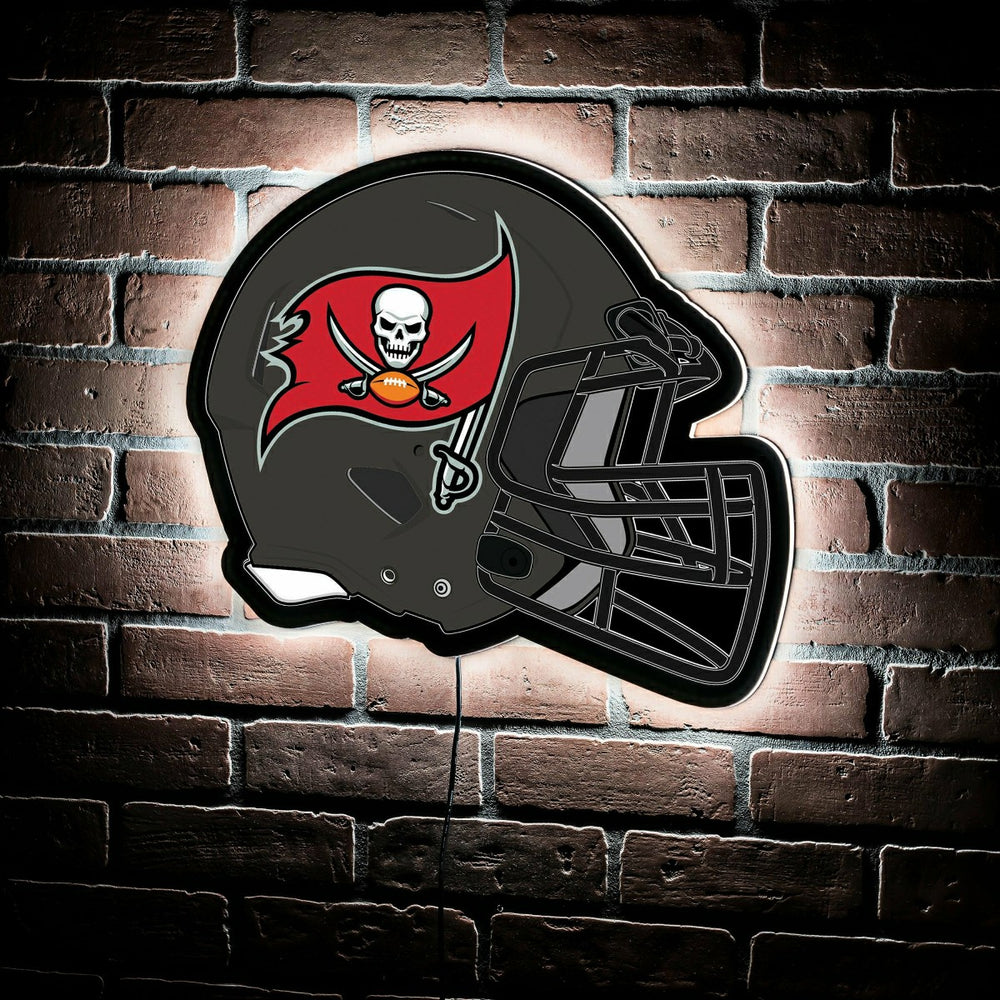 LED Wall Decor, Helmet, Tampa Bay Buccaneers, NFL, Home