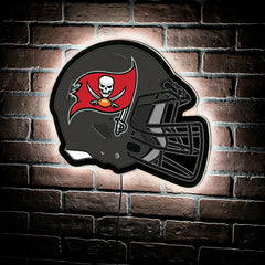 LED Wall Decor, Helmet, Tampa Bay Buccaneers, NFL, Home