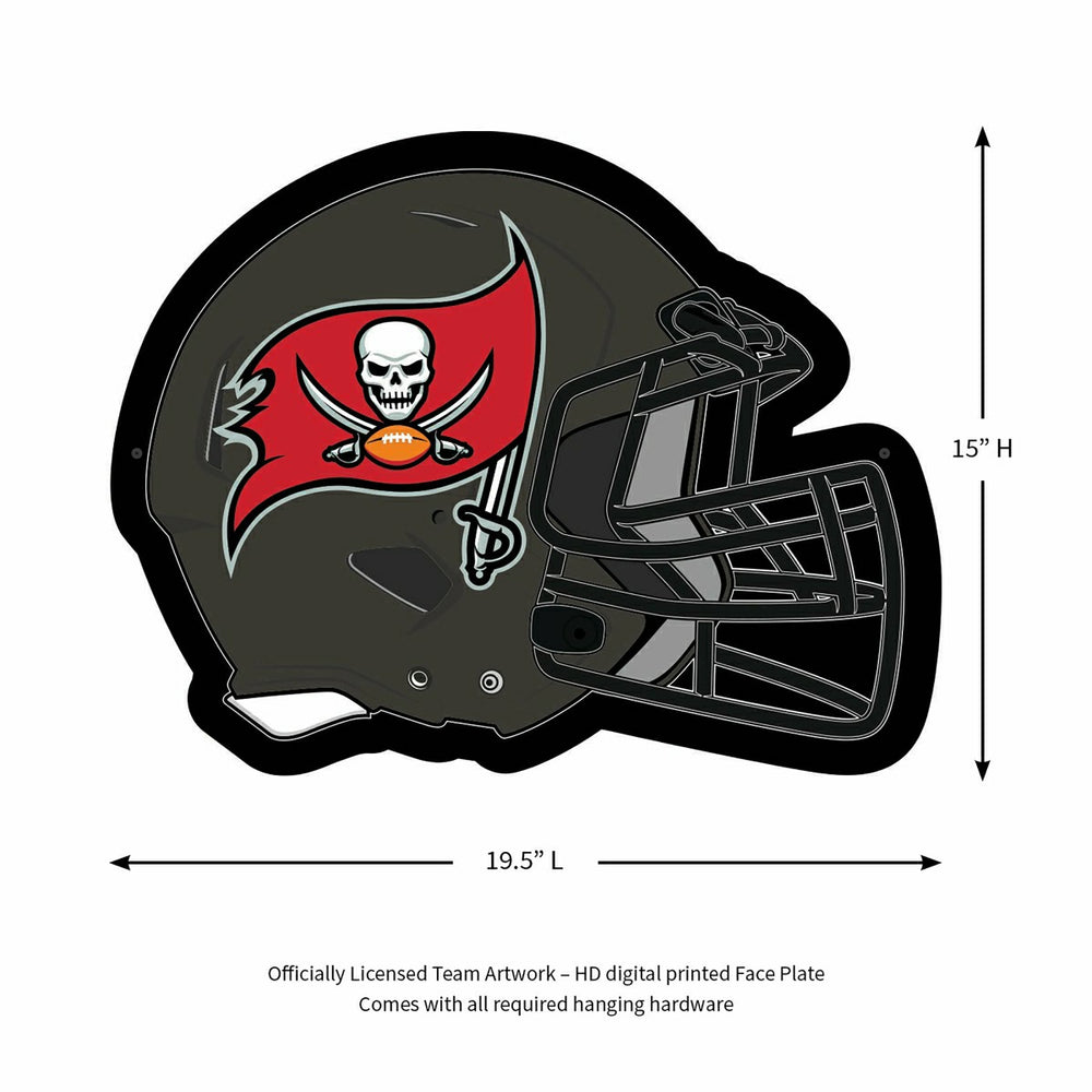 LED Wall Decor, Helmet, Tampa Bay Buccaneers, NFL, Home