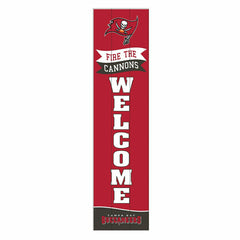 Tampa Bay Buccaneers Large Single Sided Leaner, 46", NFL, Home
